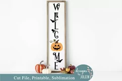 Halloween Welcome Porch SVG, Sublimation, Printable, Cricut Product Image 2