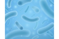 Probiotics. Microbacterium and therapeutic microscopic bacte Product Image 1