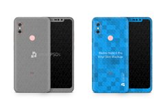 Xiaomi Redmi Note 6 Pro Vinyl Skin Design Mockup 2018 Product Image 1