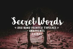 Secret Words Font Duo + Bonus - Free Font of The Week Product Image 1