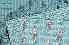 Teal Paris Digital Paper Product Image 3