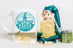 Gnome paper cut, Christmas design. SVG / DXF / EPS / PNG Product Image 3