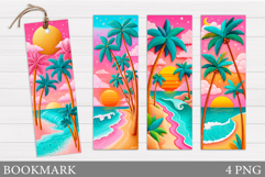 Palm Tree Bookmark Sublimation. Palm Tree Sublimation Product Image 1