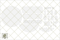 Happy Anniversary Sign with Numbers, Custom Age Birthday SVG Product Image 2