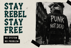 Father Punker - Punk Display Webfont Product Image 4