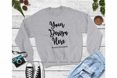 Fall Sweatshirt Mockup | Winter Sweatshirt Mock Up Bundle Product Image 4