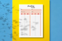 Reading Tracker PDF, KDP Interior Product Image 2