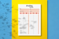 Reading Tracker PDF, KDP Interior Product Image 2