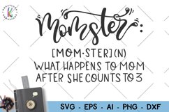 Mom-Momster diction svg Product Image 1