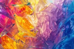 Abstract Colorful Crystal Background Wallpaper Product Image 1