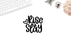 Rise and slay svg, coffee mug svg, positive quote svg, svg Product Image 1