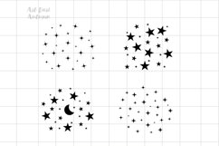 Stars SVG, Celestial svg, Moon svg, Galaxy svg Product Image 2