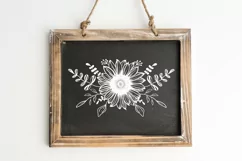 Sunflower svg, floral swag svg, wildflower svg Product Image 4
