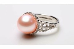 ring pink pearls Product Image 1