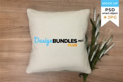 Pillow Mockup | Cushion Mockup in JPG and PSD smart object Product Image 1