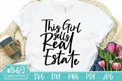 Real Estate Agent SVG - This Girl Sells Real Estate SVG Product Image 1