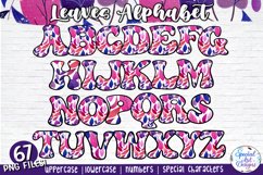 Floral Doodle Alphabet PNG | Alphabet Letters PNG Product Image 2