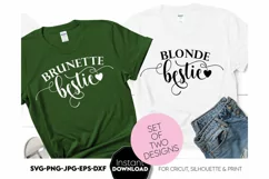 bestie SVG, Big Sister SVG, Best Friends SVG, Friendship Svg Product Image 1