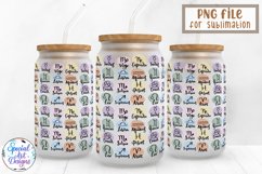 Zodiac |16 oz Libbey Can Glass Wrap Sublimation Design Product Image 1