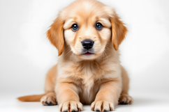 An adorable golden retriever puppy with a transparent BG Product Image 2