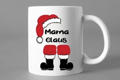 Santa Hat Boots Christmas SVG - PNG, DXF, SVG, EPS, Cut File Product Image 4