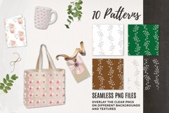 Pretty Petals Seamless Patterns Digital Paper Watercolor Product Image 2