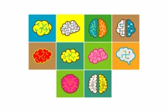 brain logo vector Product Image 1