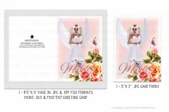 Pretty Blonde Angel Printable Mother's Day Card & Envelope Product Image 3