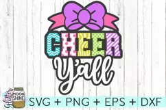 Cheer Y'all SVG DXF PNG EPS Cutting Files Product Image 2