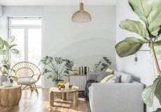 Wall mockup - Wallpaper mockup - Living room Product Image 3