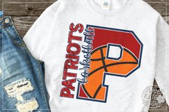 P Patriots Basketball SVG DXF EPS PNG JPG Product Image 5