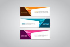 Vector abstract design banner web template. Product Image 1
