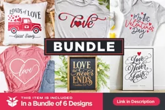 Line heart SVG| Valentine's Quote SVG | Love quote SVG Product Image 2