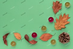 Forest cosy flat lay composition. Frame from bump Product Image 1
