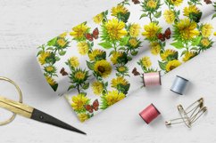 Sunflowers Seamless Patterns Product Image 7