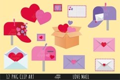 LOVE MAIL, LETTERS, MAIL BOX, VALENTINES DAY, HEARTS Product Image 1