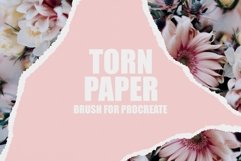 Torn paper edge brush for procreate Product Image 1