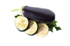 Eggplant with parsley isolated Product Image 1