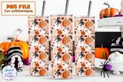Cute halloween |20 oz Skinny glass Sublimation Design Product Image 2