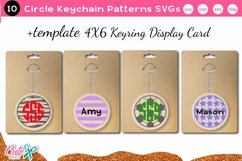 Keychain pattern and keyring SVG file for crafter Product Image 2