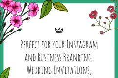 Drawn Flower Patterns and Elements Product Image 18