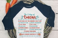 12 Days of Corona SVG, 2020 Christmas SVG, Pandemic Shirt Product Image 2