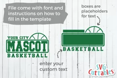 Basketball SVG | Basketball Template 009 | Shirt Design Product Image 6