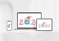 Covid christmas clipart. Virus and numbers 2020 Product Image 4