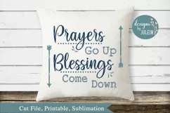 Prayers Go Up SVG, png, eps, sublimation, printable Product Image 2