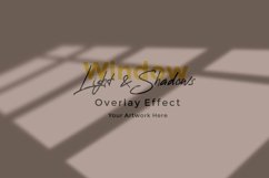 Window Sunlight Shadow Overlay Effect Mockup Product Image 1