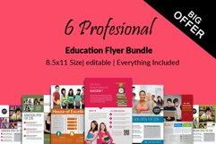 6 Education Flyers Bundle Product Image 1