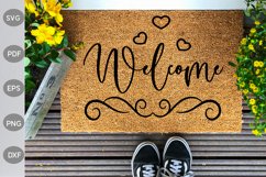 Welcome- Doormat Template SVG Design Product Image 1