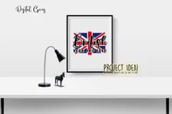 British born and bred, Union Jack flag SVG / DXF / PNG / EPS Product Image 3