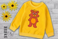 bear svg, cute bear svg, cute bear clipart, bear boy girl Product Image 2